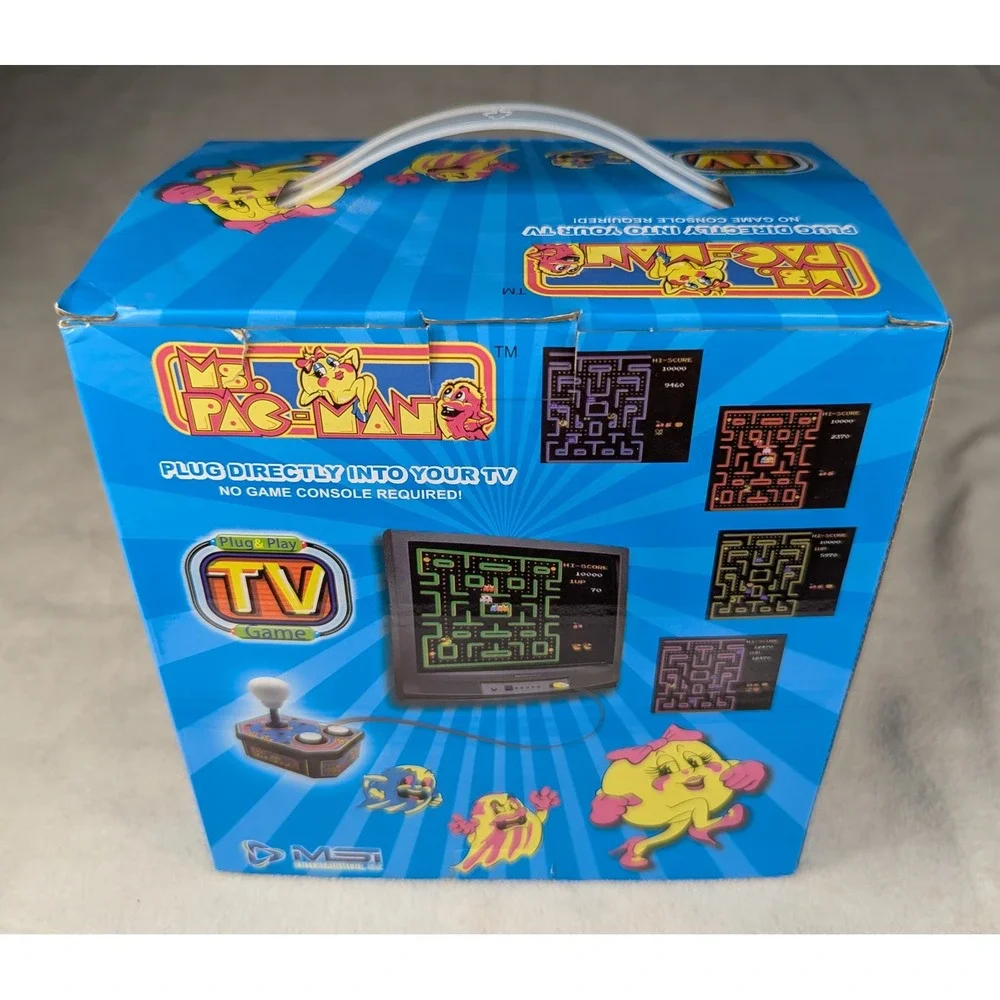 NEW MSI Entertainment Pacman‎ Plug & Play TV Arcade Joystick